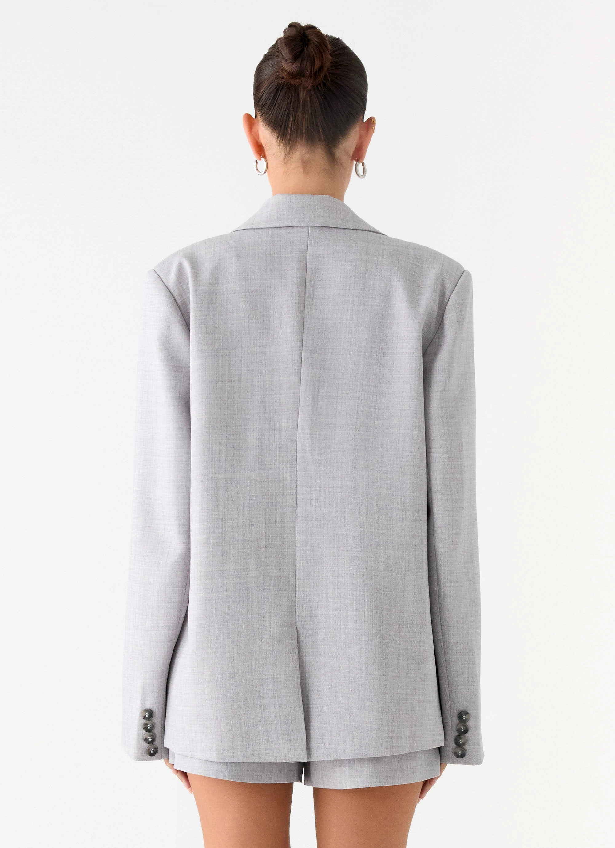 Kingston Oversized Blazer - Grey All Seasons