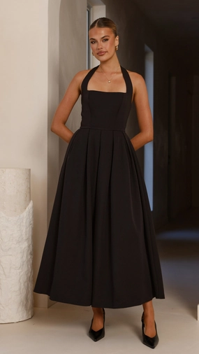 Kristen Maxi Dress - Black Feel Good