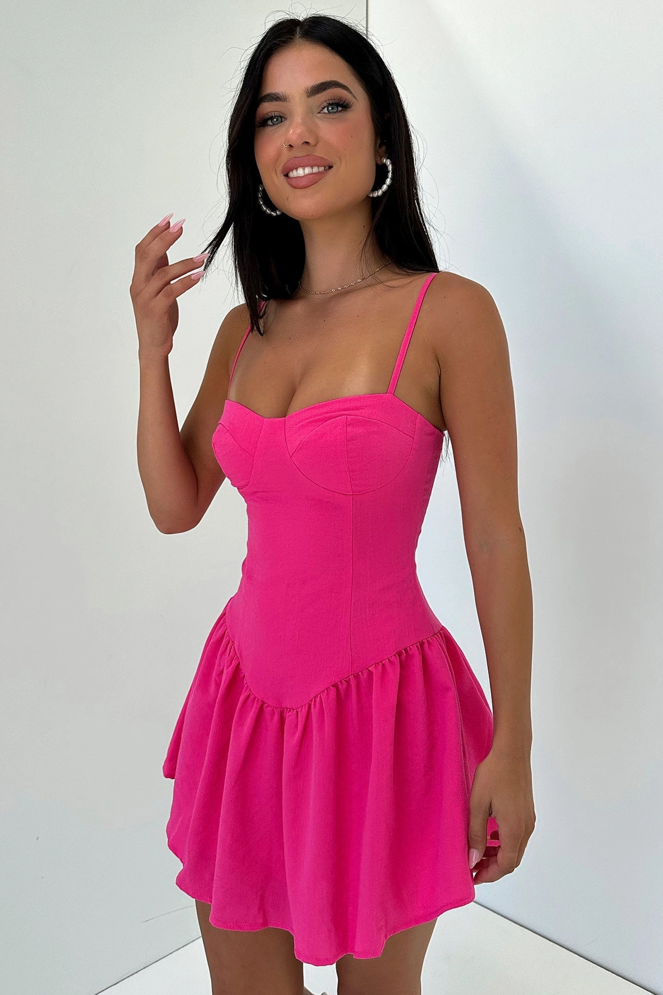 Timeless office dress Lahana Dress - Pink