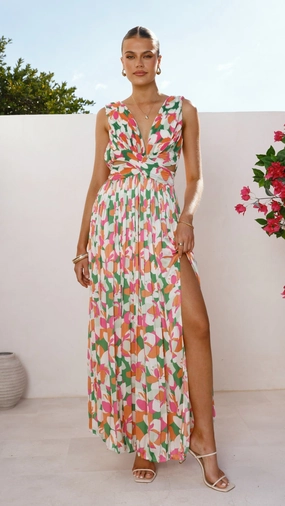 soft look Relaxed Vibe Laila Maxi Dress - Multi