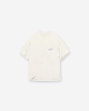 Permanent Vacation Pocket T-Shirt - Antique White Sporty Look Soft and Cozy