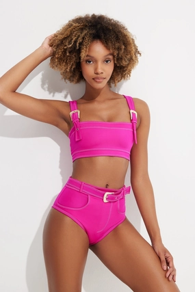 Cool Comfort Smooth Finish LAVINIA BANDEAU W/ GOLD BUCKLES
