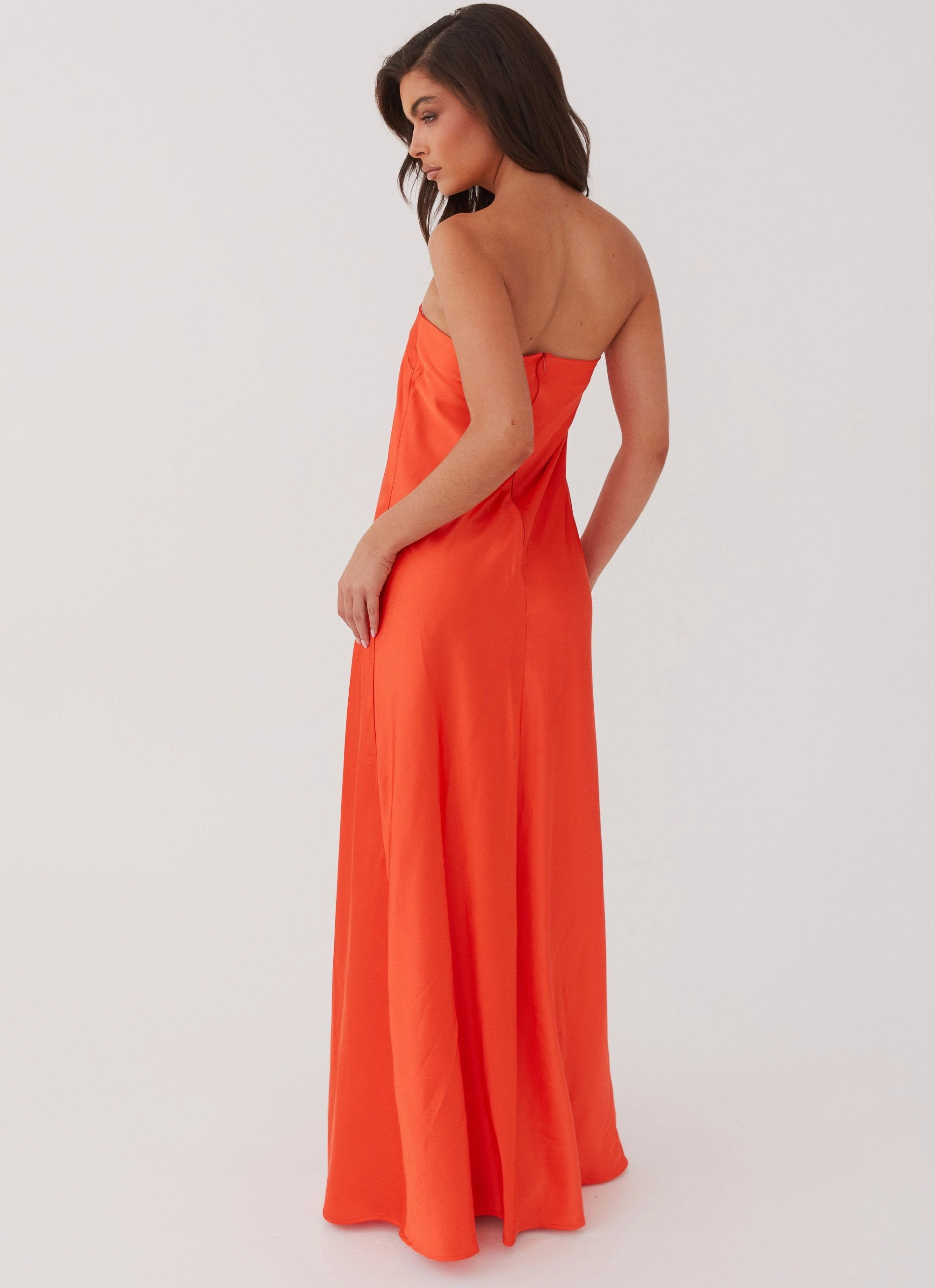 Classic structured dress Chantelle Strapless Maxi Dress - Sunset