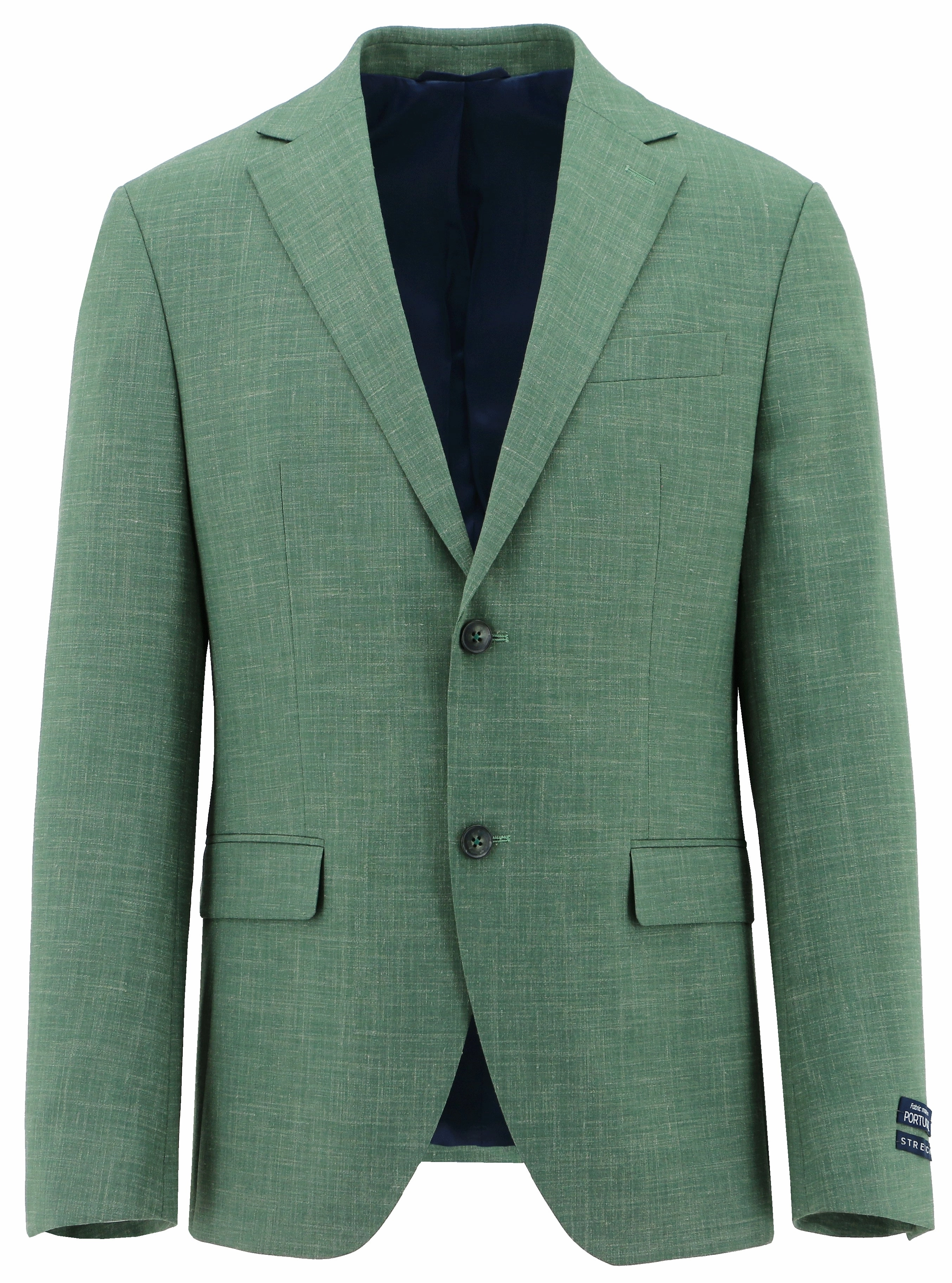 Lazio Green Wool Blend Sports Jacket Double Stitch Reinforcement Smart Casual Piece