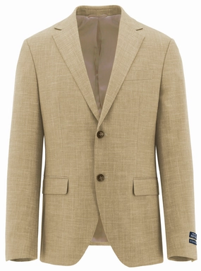 Multi Purpose Loops Compression Resistant Insulation Lazio Yellow Linen Blend Sports Jacket