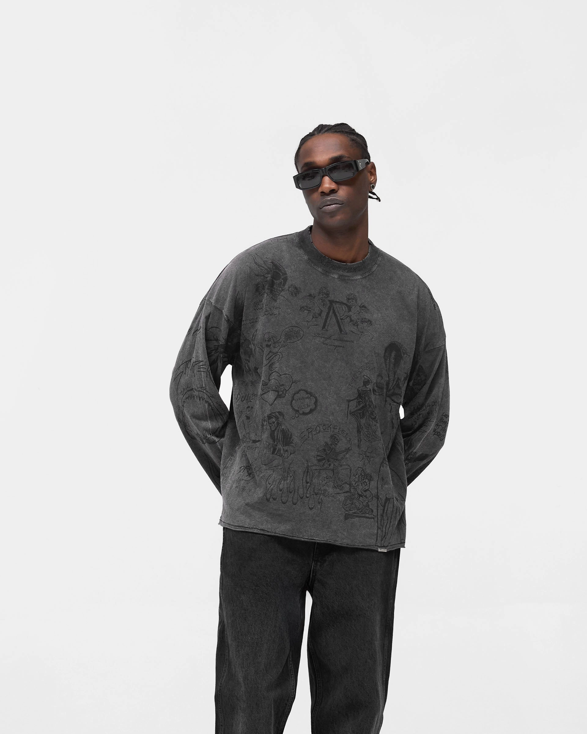 Wedding Legacy Long Sleeve T-Shirt - Vintage Grey