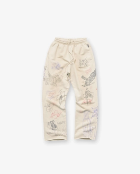 Legacy Sweatpant - Buttercream quick dry