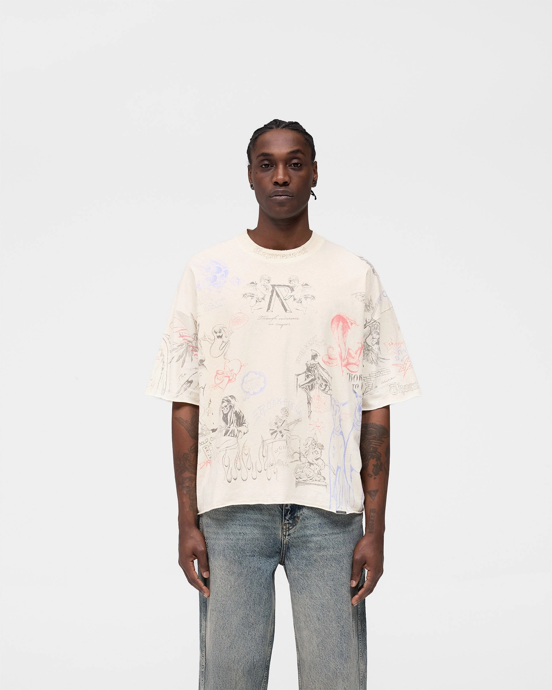 Athletic and Cool Legacy T-Shirt - Buttercream