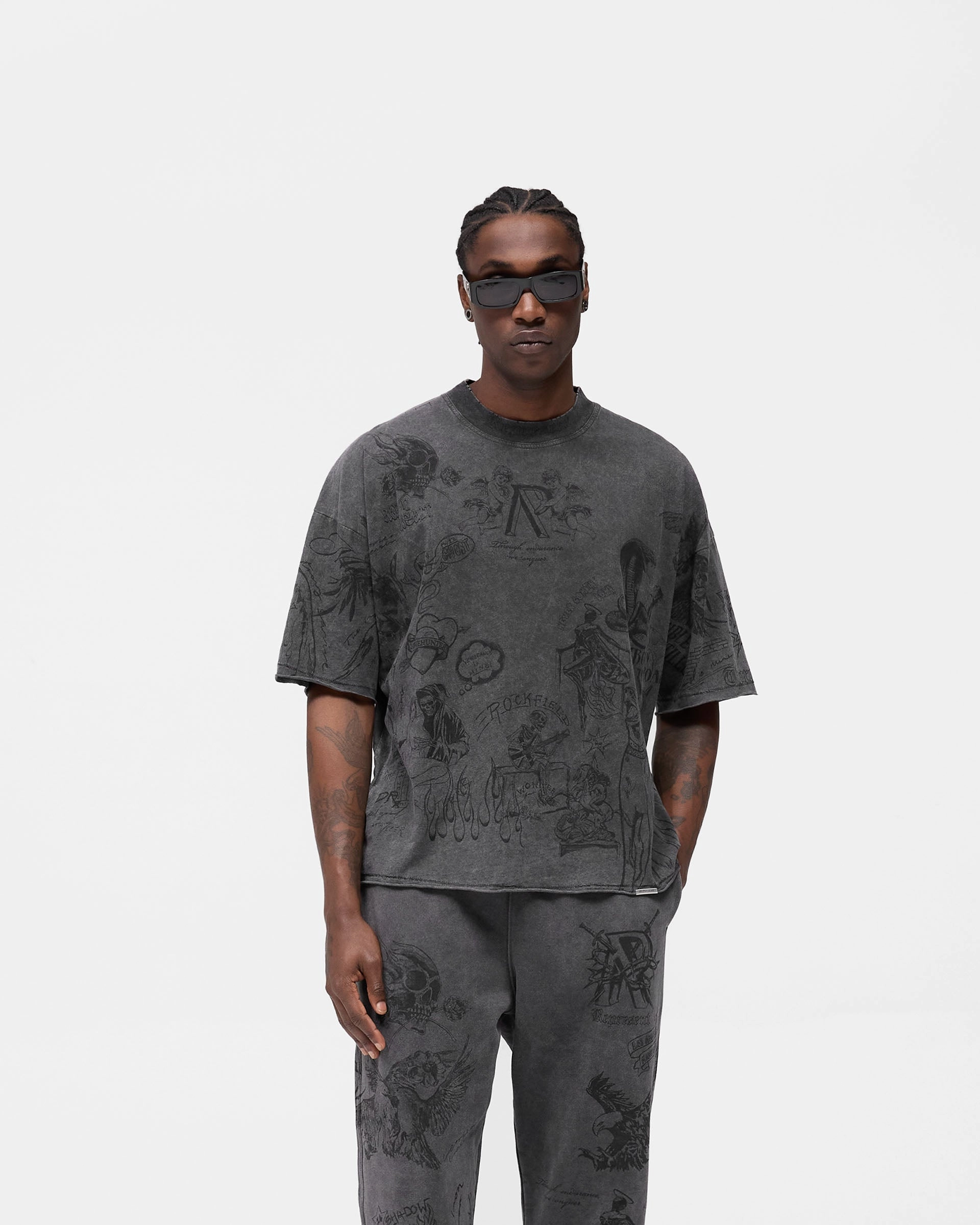 Legacy T-Shirt - Vintage Grey Breathable Design LightweightBlend
