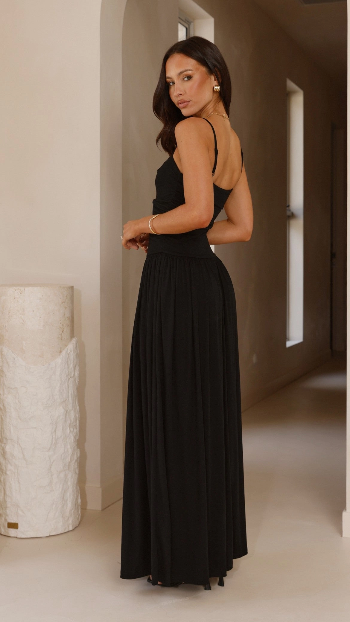 Libertine Maxi Dress - Black Fashionable Wear knee-length