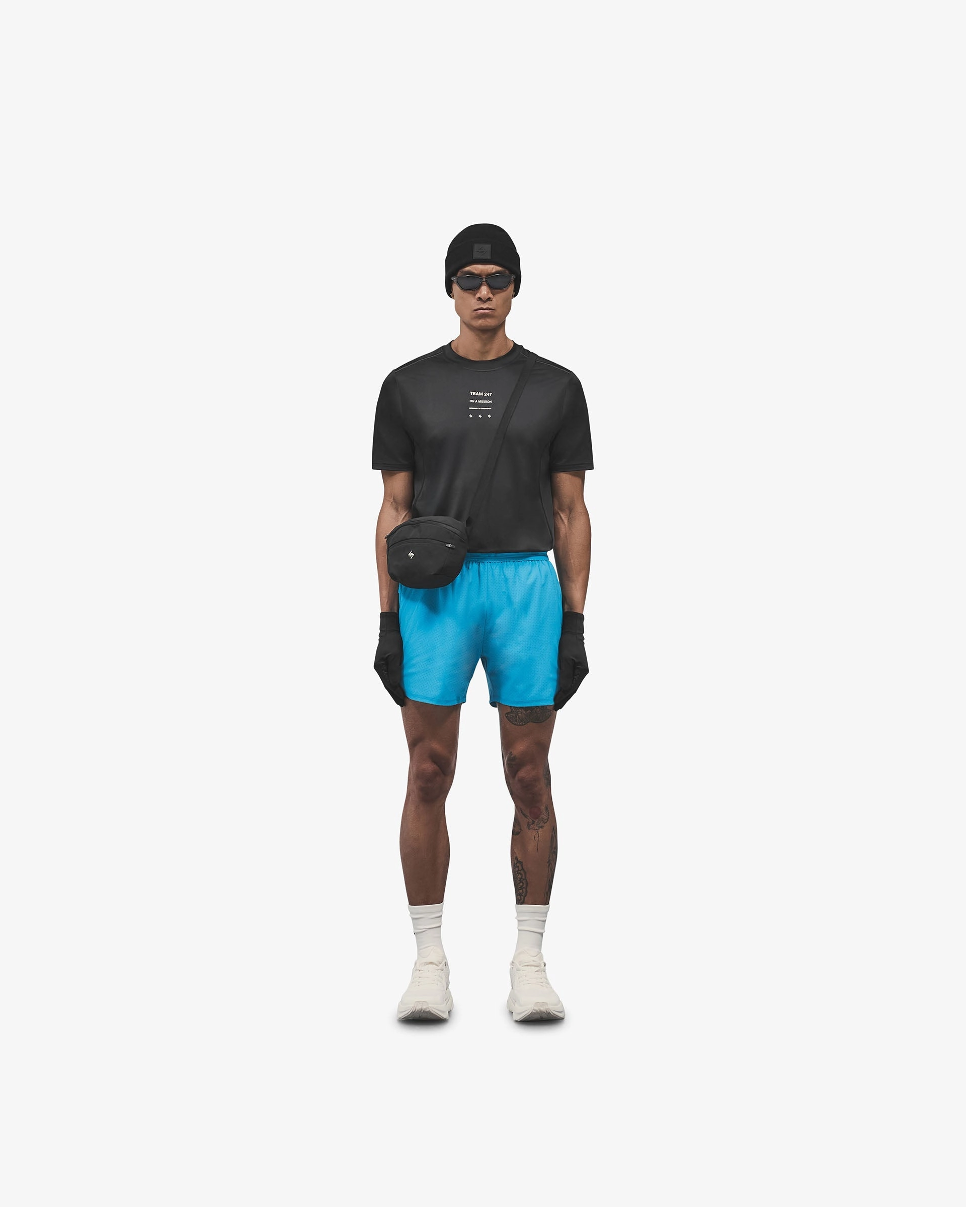 Stay Cool Fit runners 247 Trek Shorts - Electric Blue