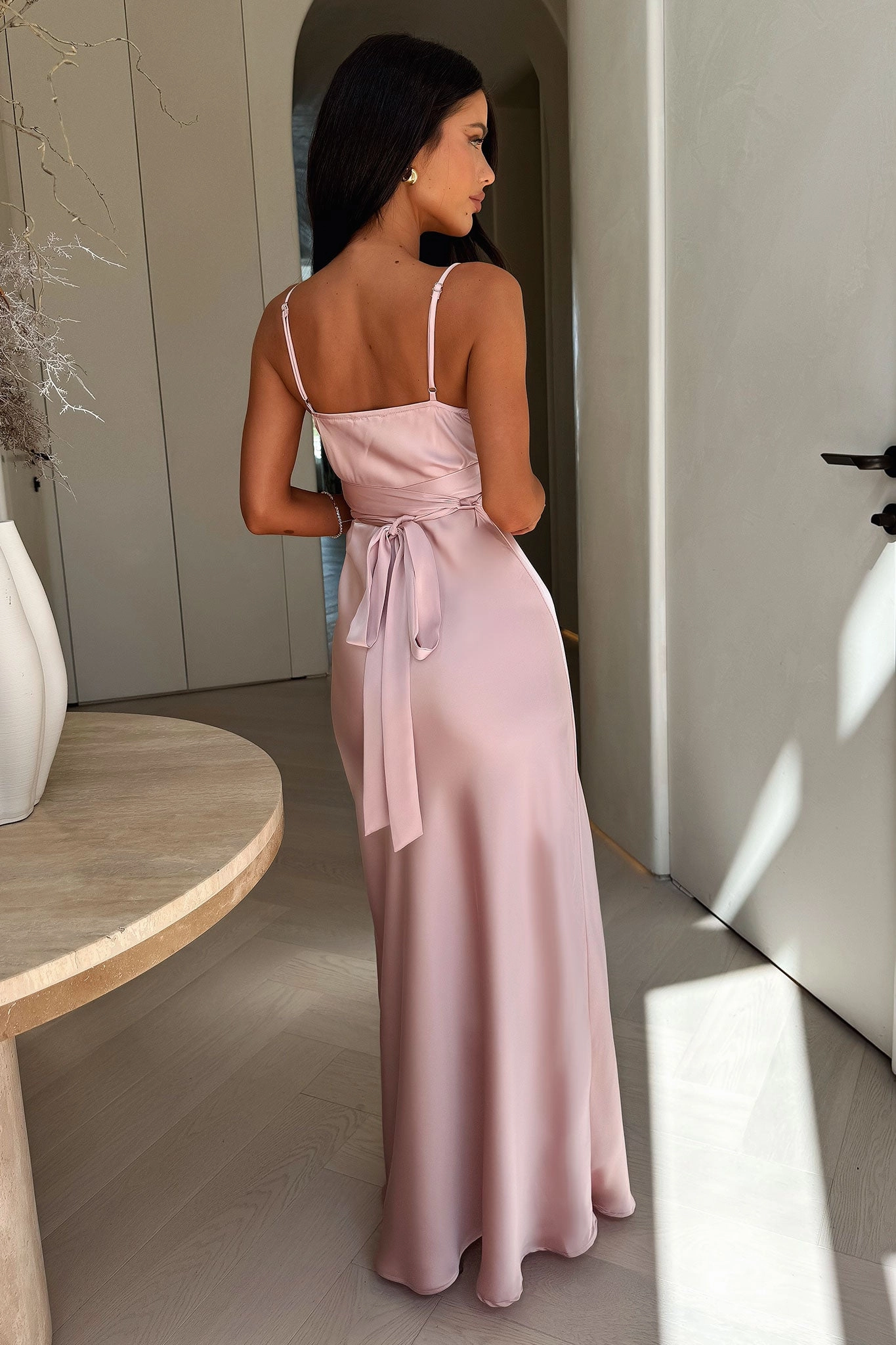 Novella Maxi Dress - Pink Light And Airy