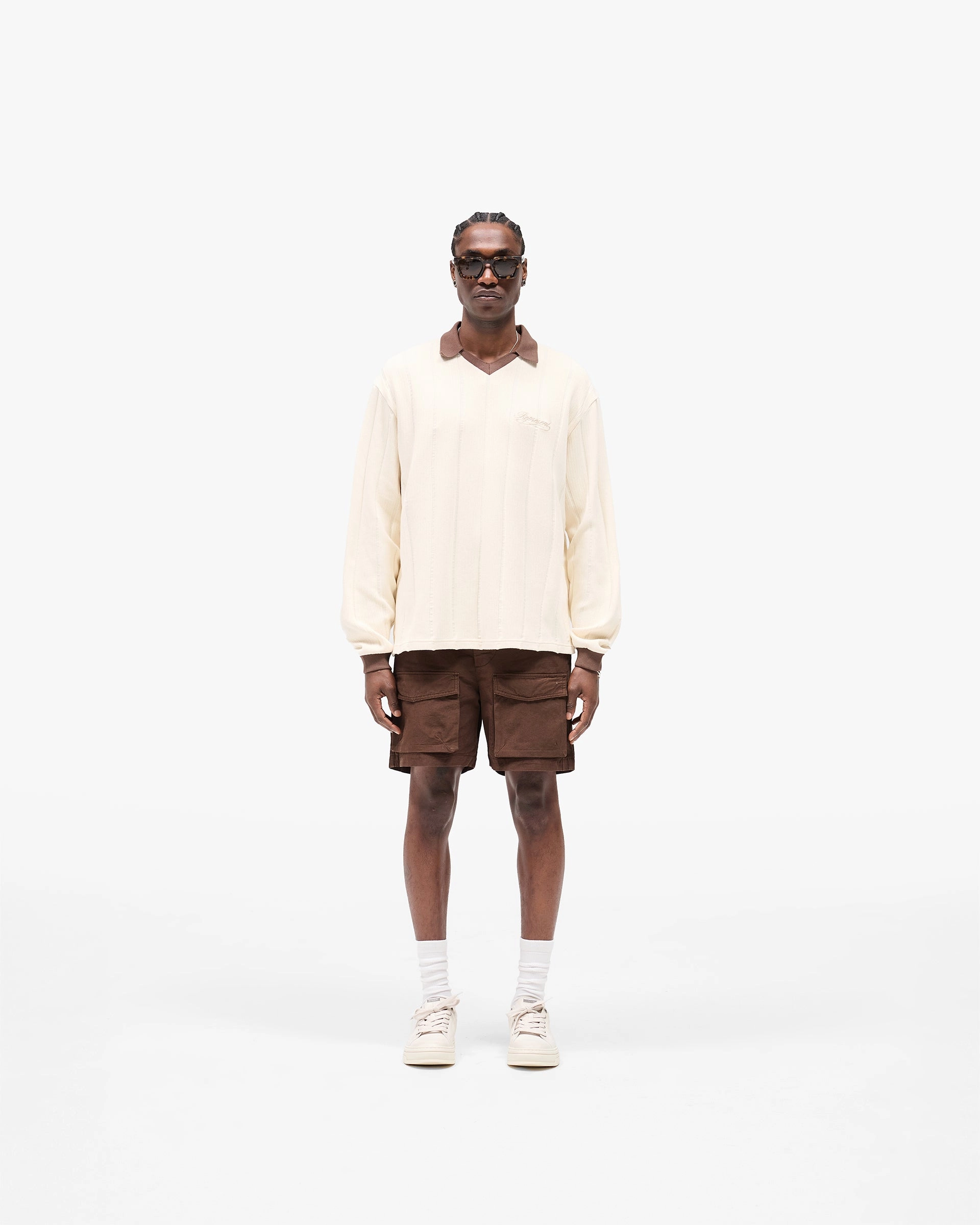 Front Pocket Cargo Short - Tobacco Clean Feel