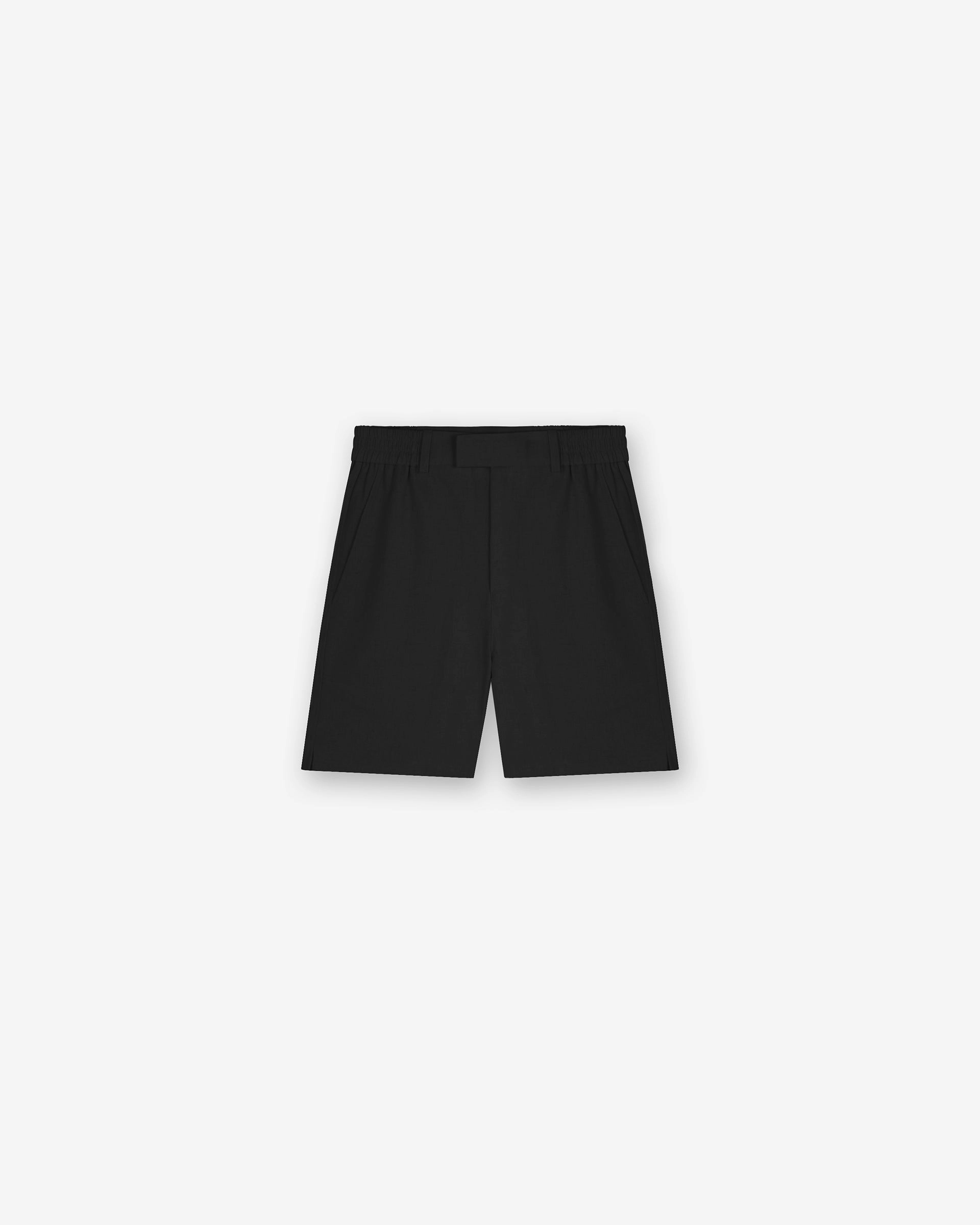Light Fabric Logo Yacht Short - Black