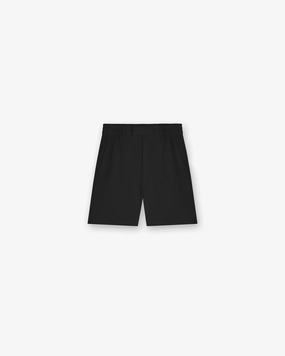 Light Fabric Logo Yacht Short - Black