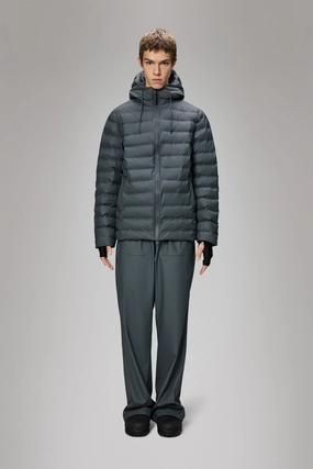 Lohja Puffer Jacket PocketPlacement Stain Resistant Material