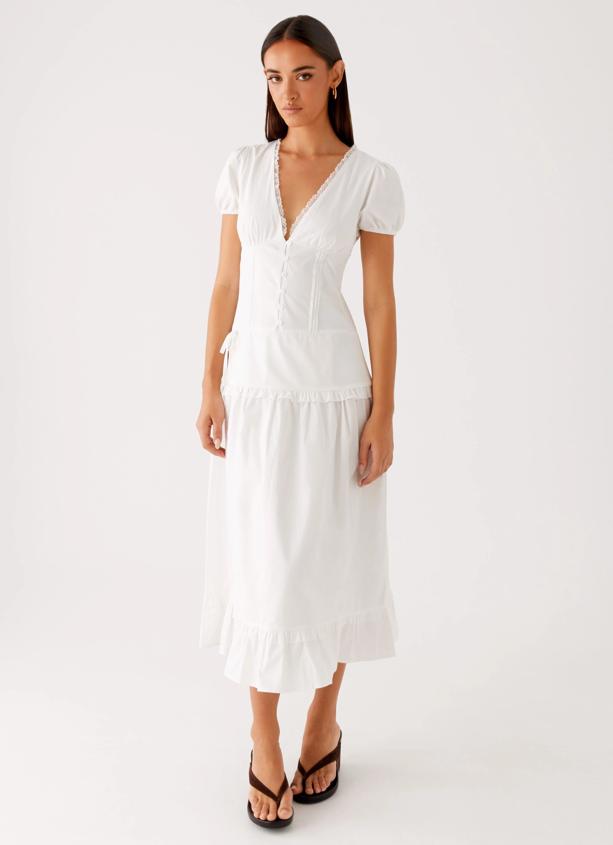 Smooth Mood All-day Comfort London Midi Dress - White