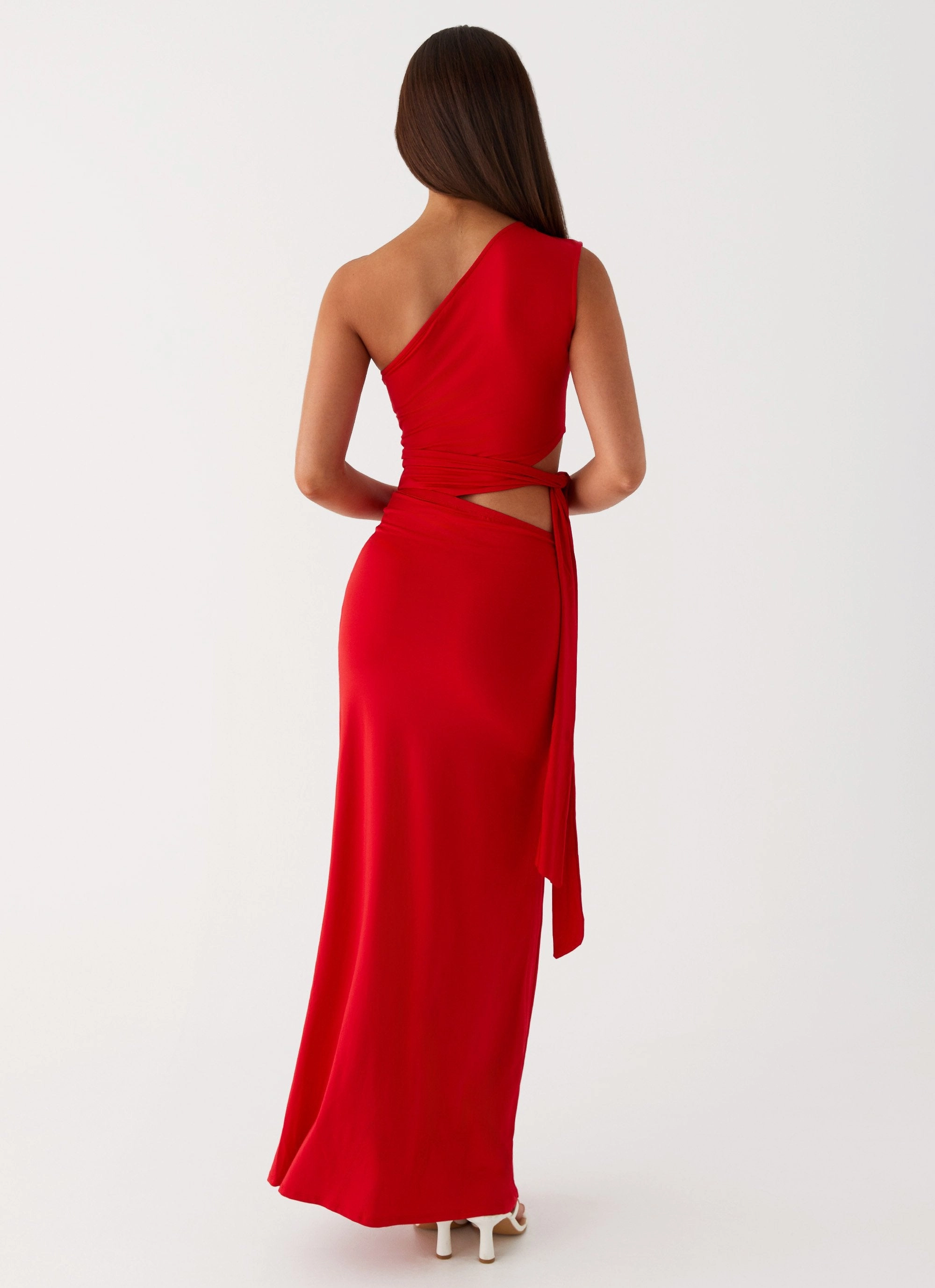 Love Me Tie Maxi Dress - Red Cruise-Wear Movement Friendly