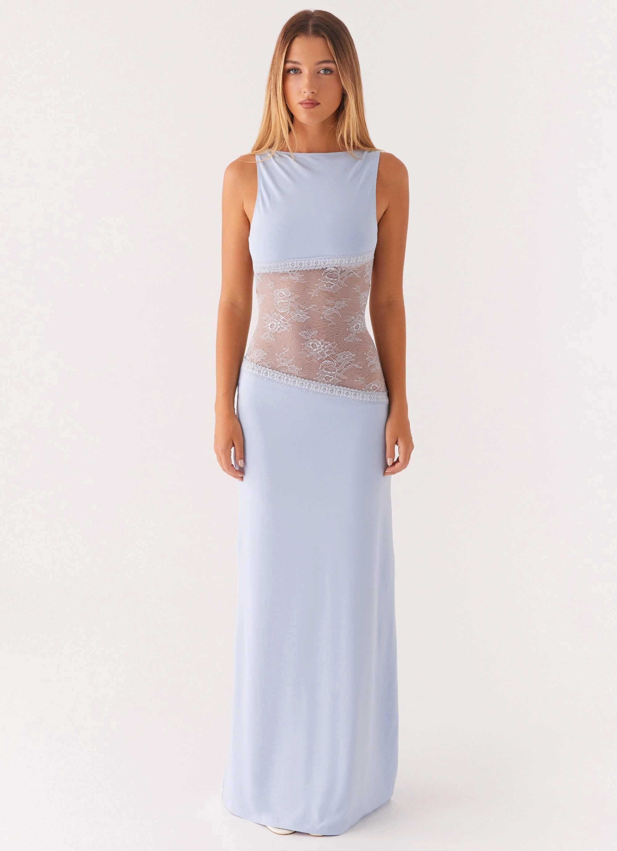 Timeless Fit Urban Aesthetic Lucinda Maxi Dress - Blue