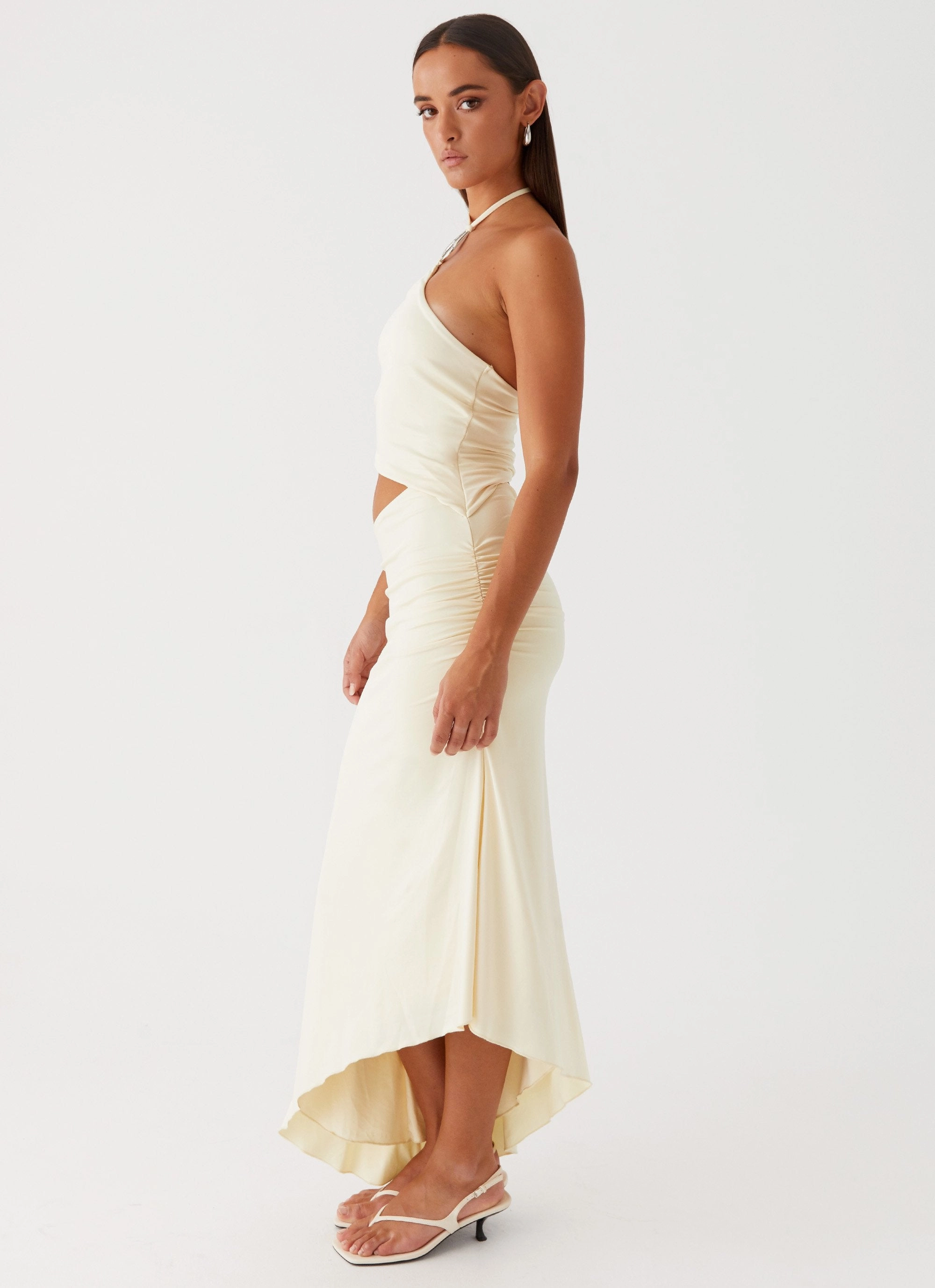 Petite-Size Form Flow Tasha Maxi Dress - Lemon