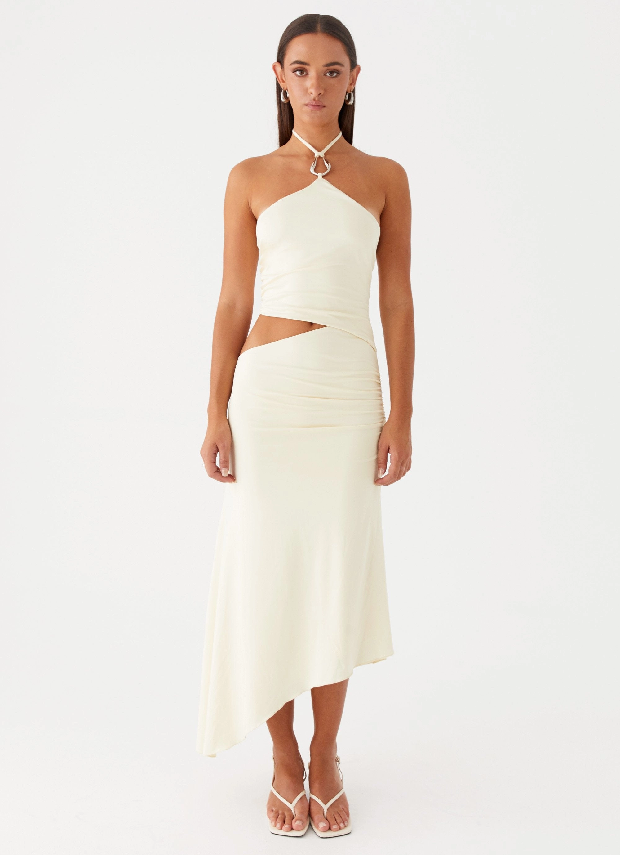 All Fit Smart and Chic Tasha Maxi Dress - Lemon