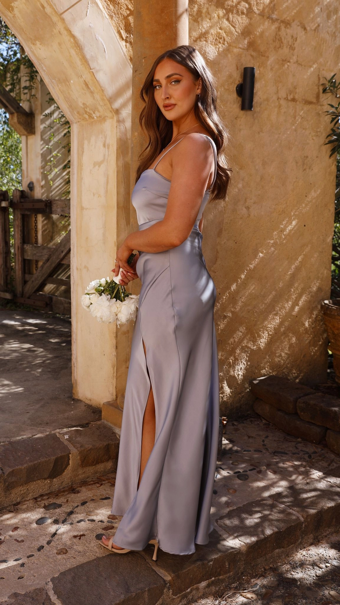 Breezy Mood Ilana Maxi Dress - Steel Blue