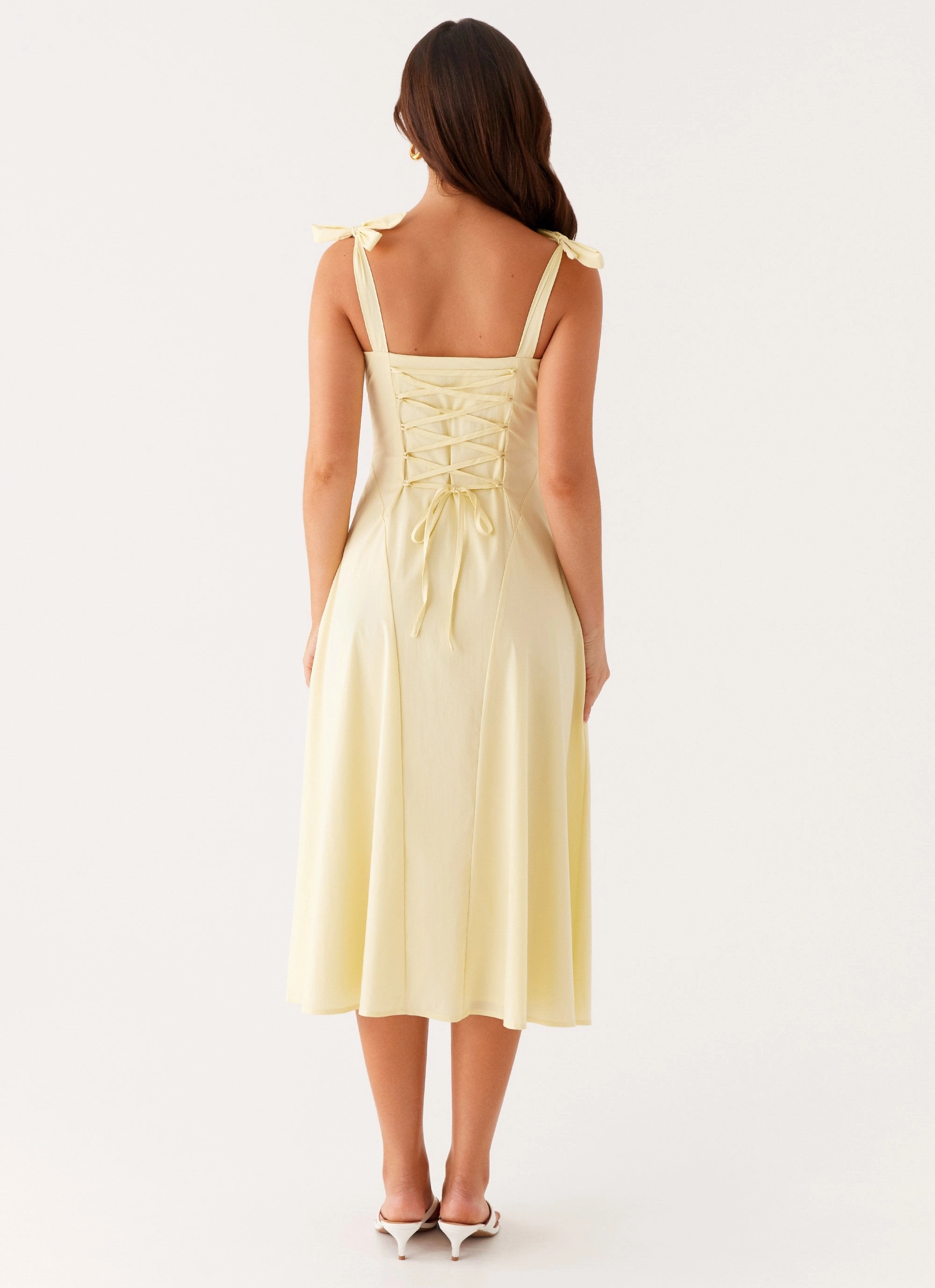 Adela Midi Dress - Yellow All Occasion