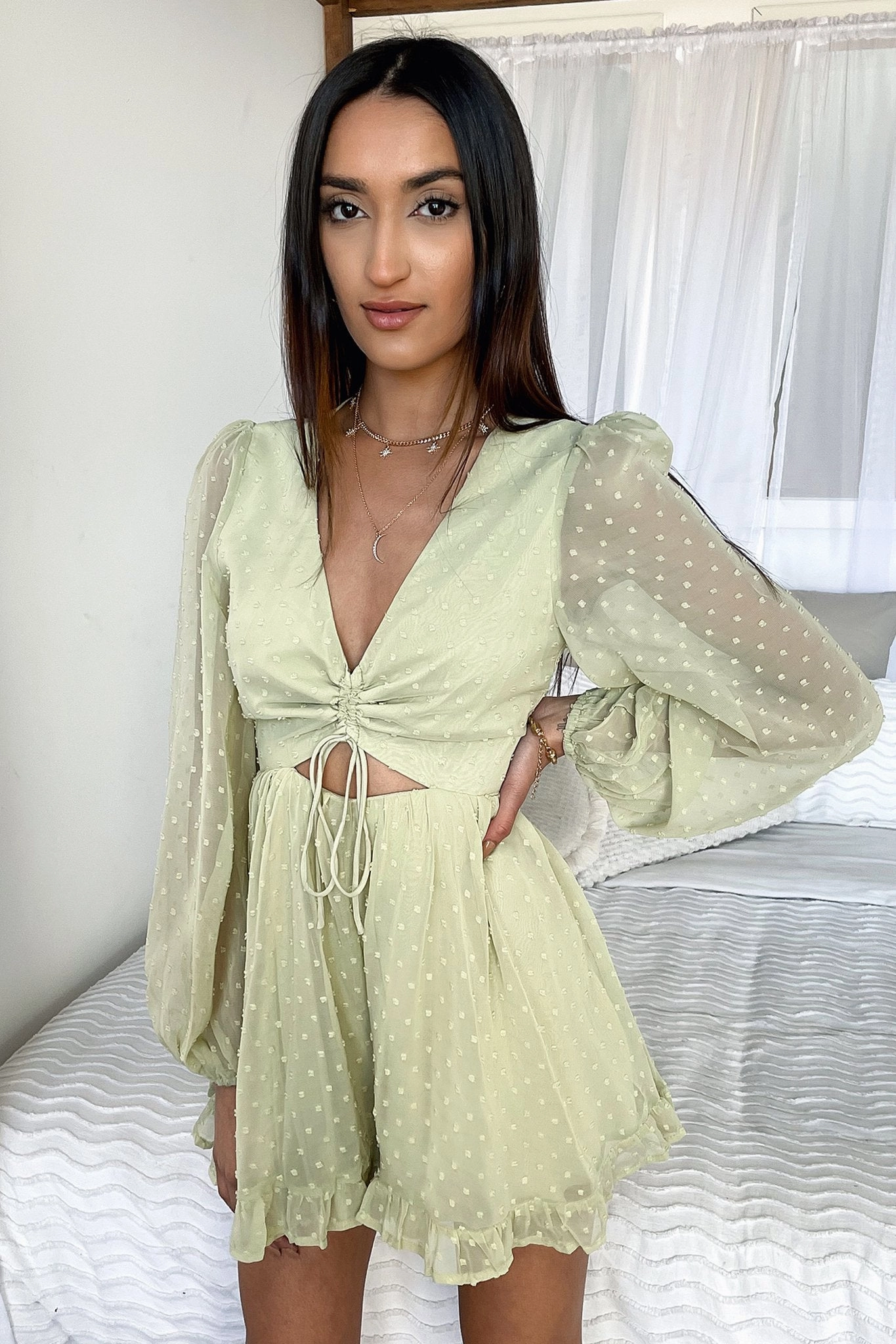 hypoallergenic Asprin Playsuit - Green