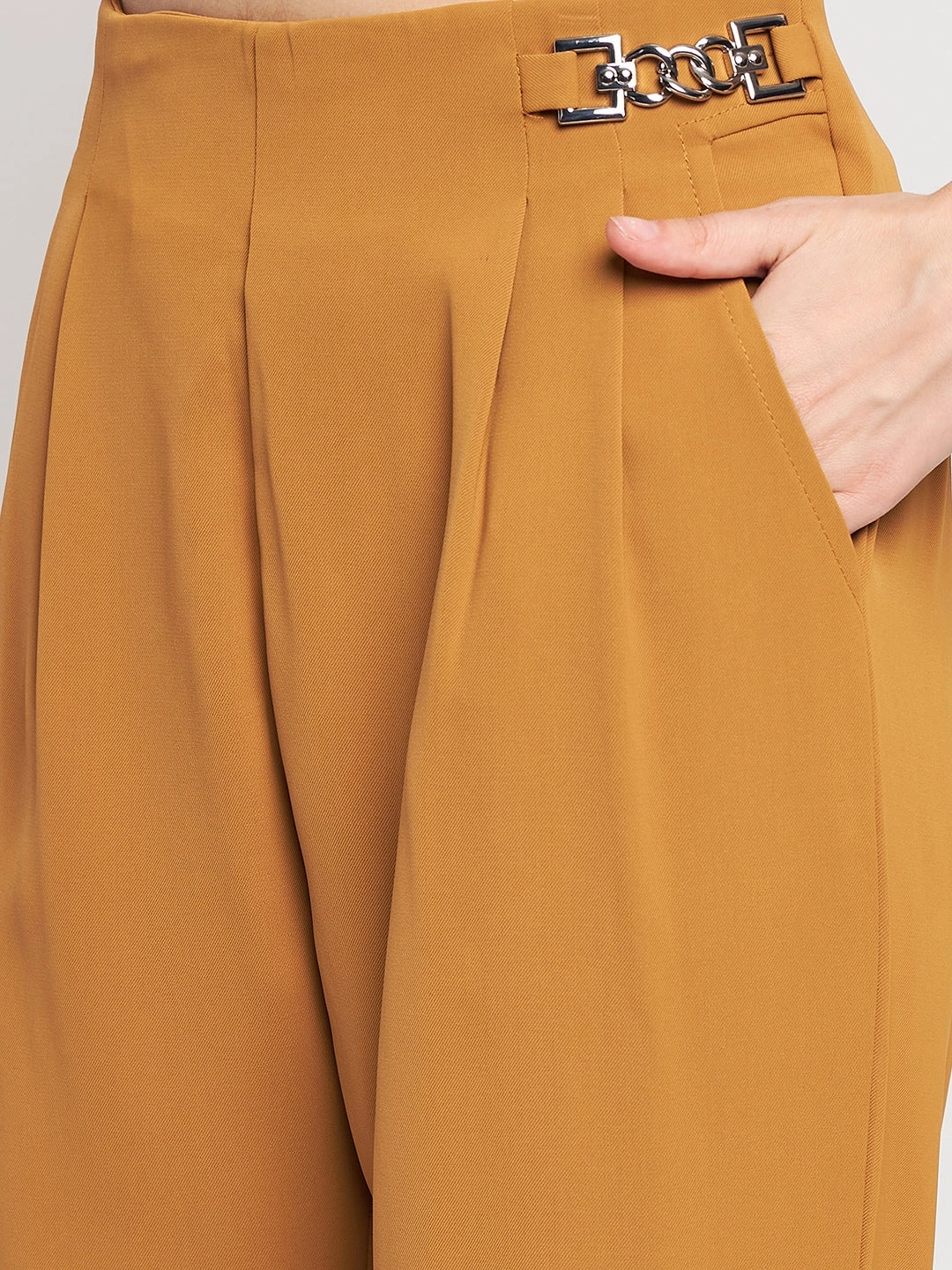 Comfort Focused Belt loops Madame Ambre Tapered Trousers