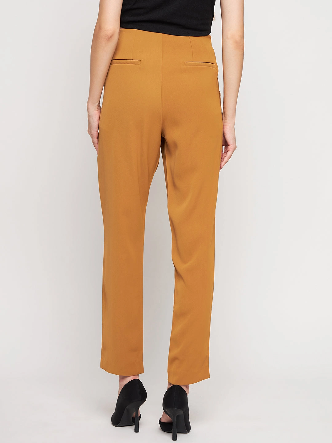 Madame Ambre Tapered Trousers Slim Fit Design No Gap Waist Construction