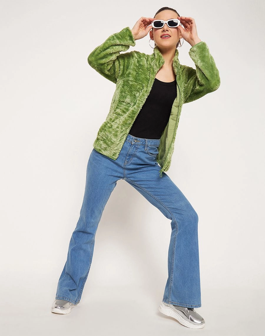 Madame Applegreen High Neck Sweatshirt Casual Style