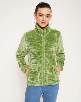 Madame Applegreen High Neck Sweatshirt Classic Hoodie Urban Cool