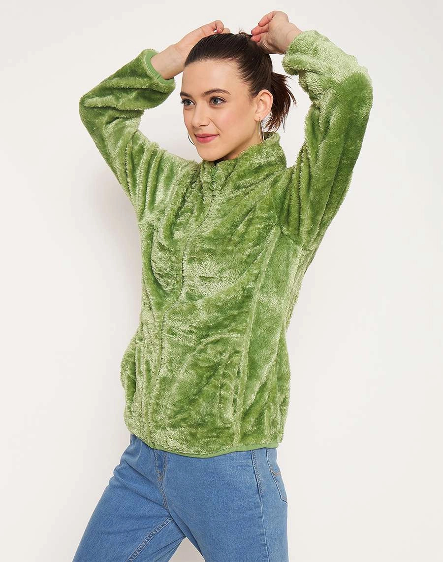 suitable for gifts Madame Applegreen High Neck Sweatshirt
