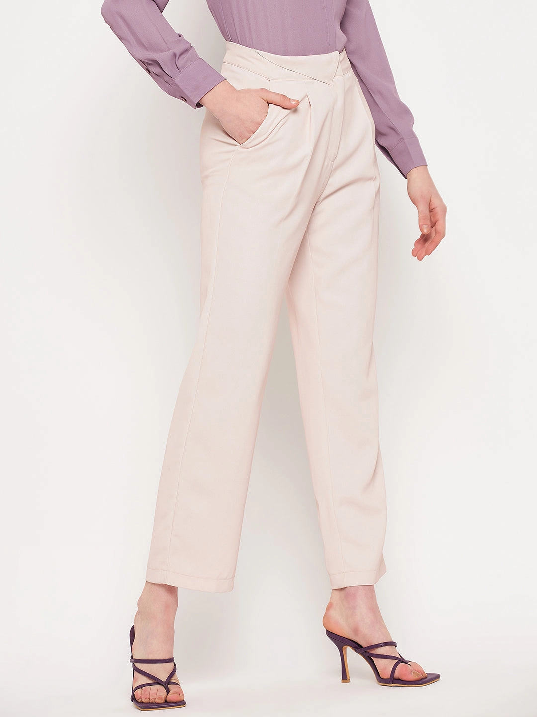 Madame Beige Trouser Soft and Light All Season Wear