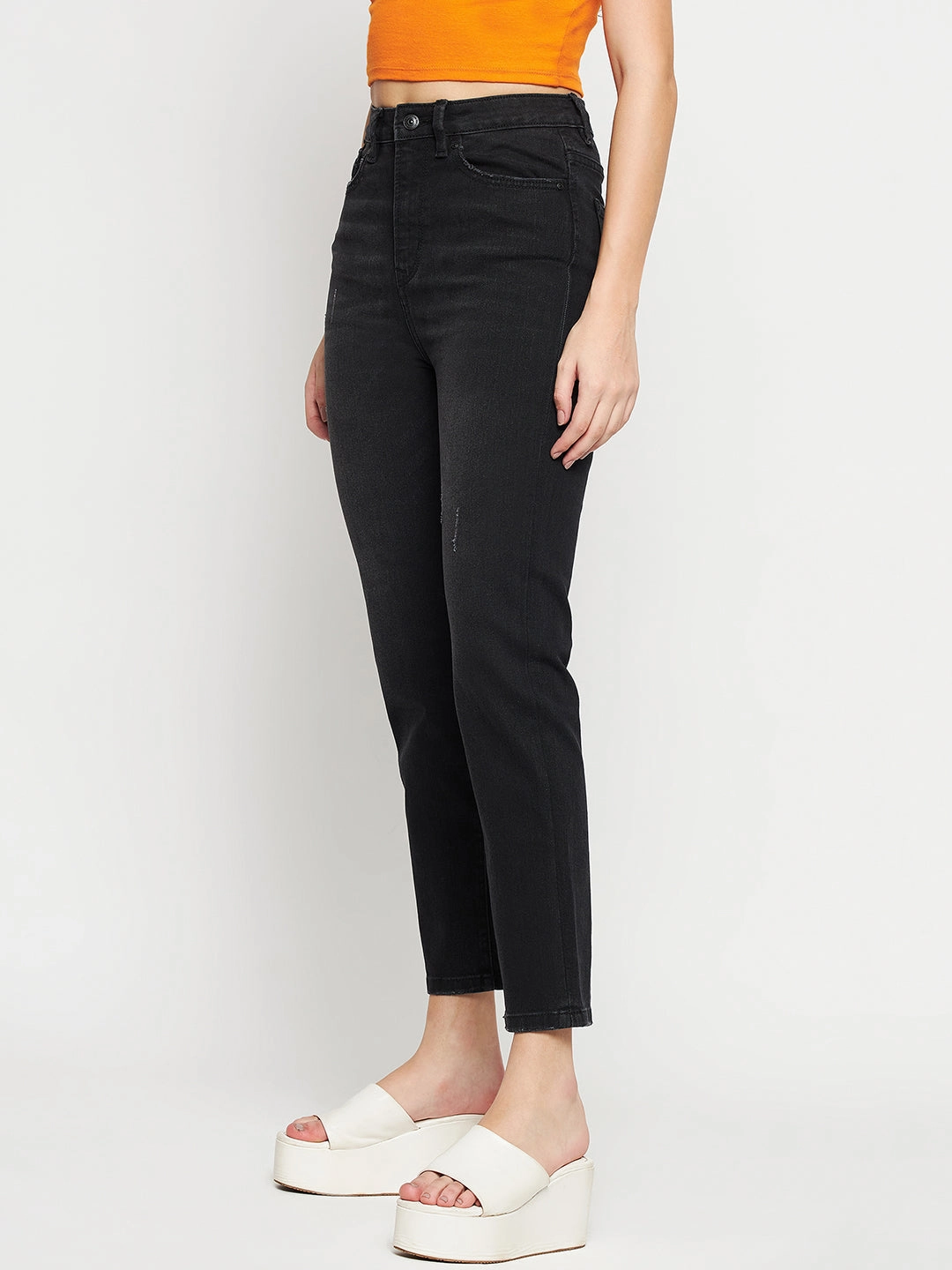 Casual Fit Madame Black Denim