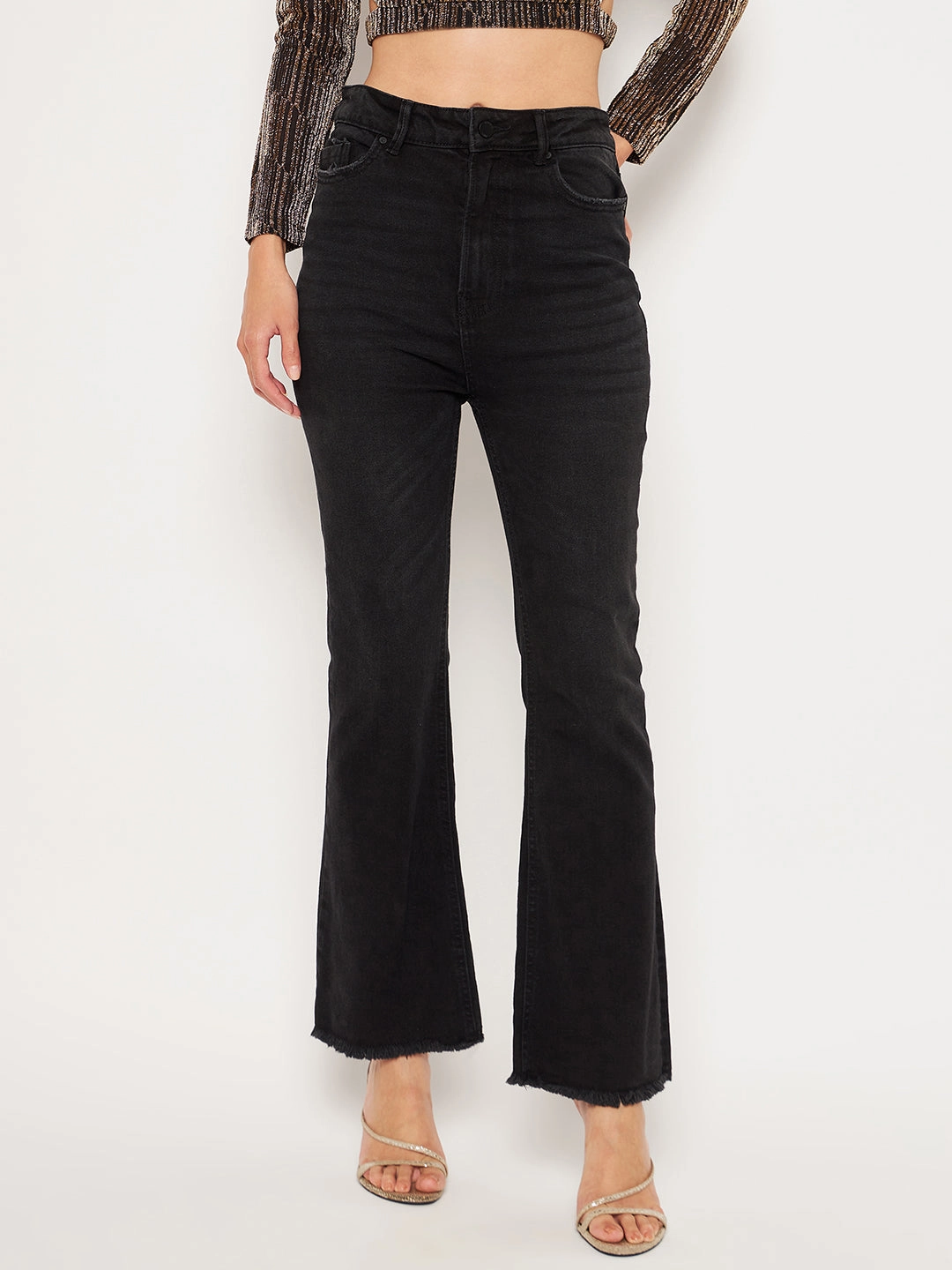 Office Casual Work Outfit Madame Black Denim