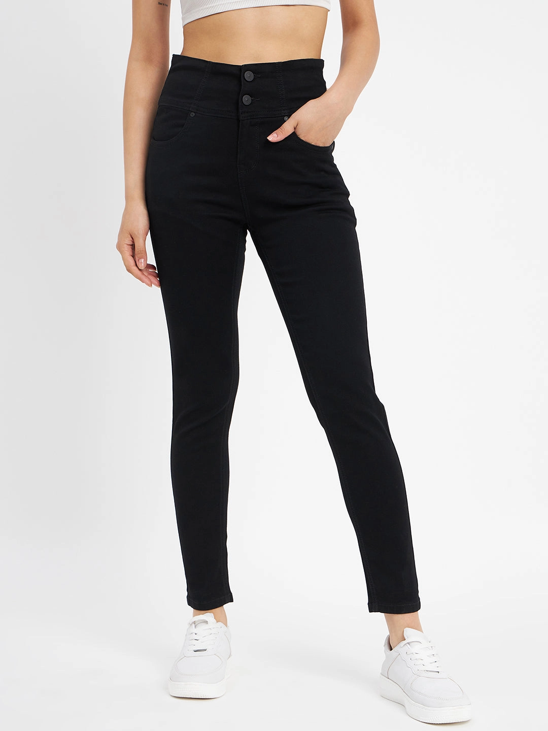 Madame Black Denim Perfectly Fitted
