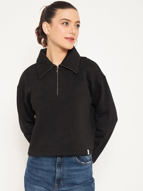 Cool Vibes product chambray casualness Madame Black Disney Pint Sweatshirt
