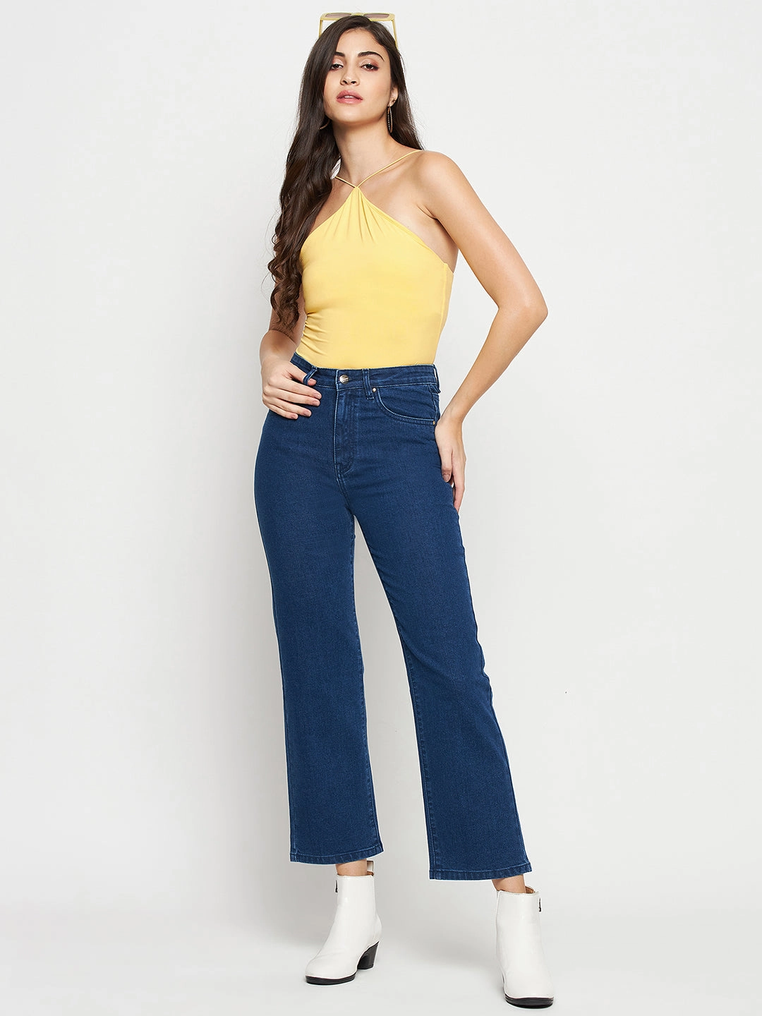 Relaxed Aesthetic Casual Friday Picnic Style Nature Lover Madame Blue Denim