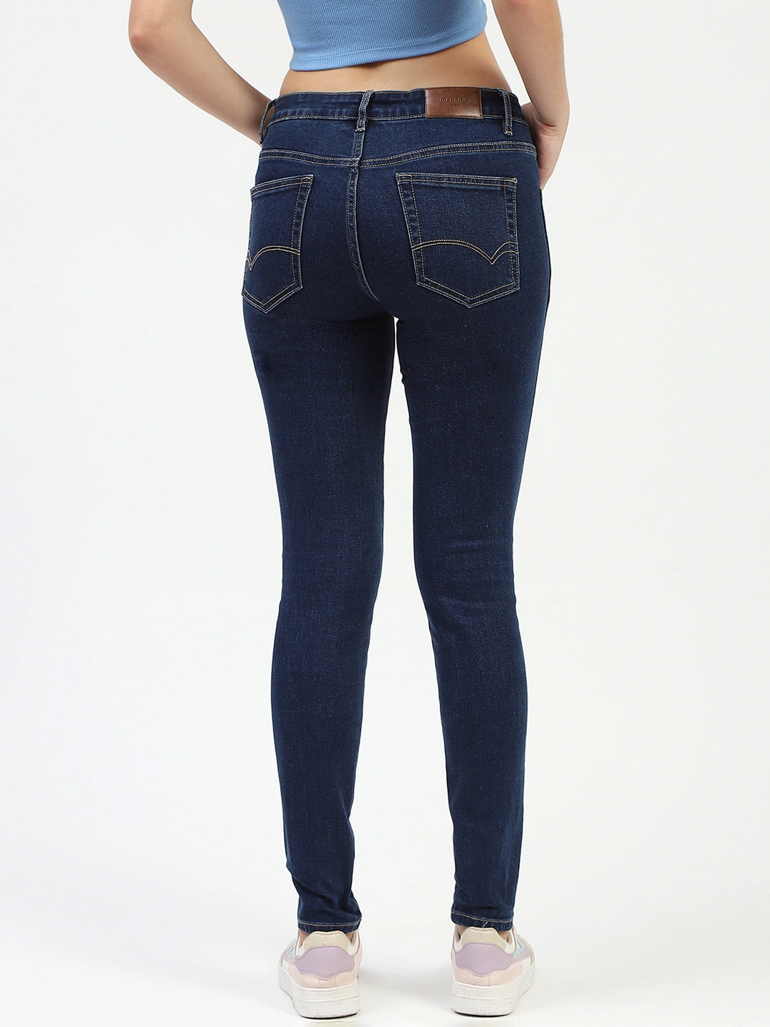 Madame Blue Skinny Fit Jeans Clean Style