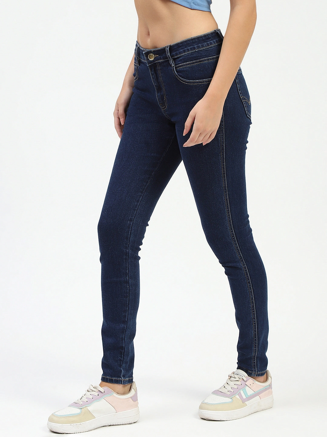Classic Autumn Days Adult Fashion Madame Blue Skinny Fit Jeans