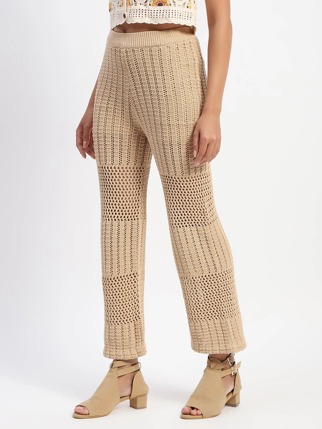 Madame Brown Cotton Crochet Trouser Fitted Style No Chafe