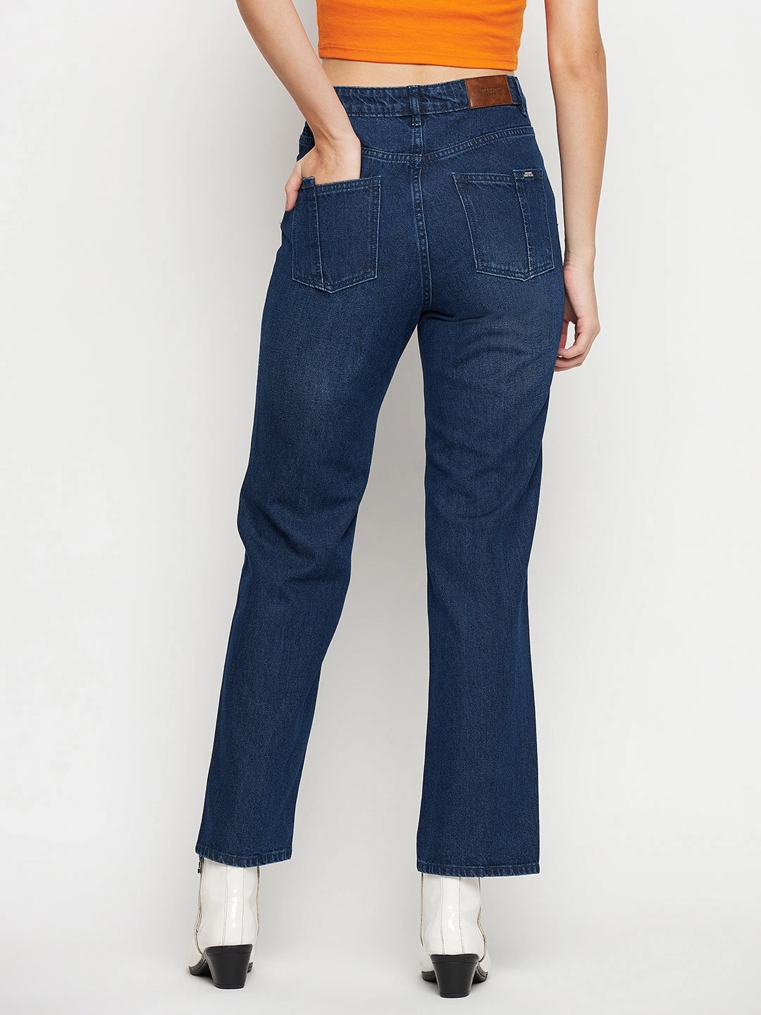 Anti Bacterial Treatment Madame Darkblue Denim