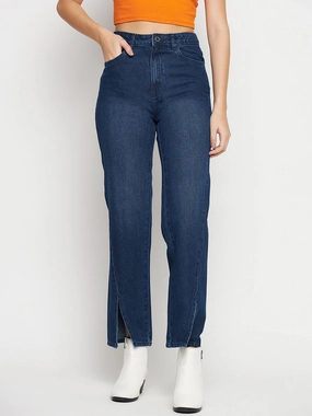 Madame Darkblue Denim Unisex Wear Artist Vibe