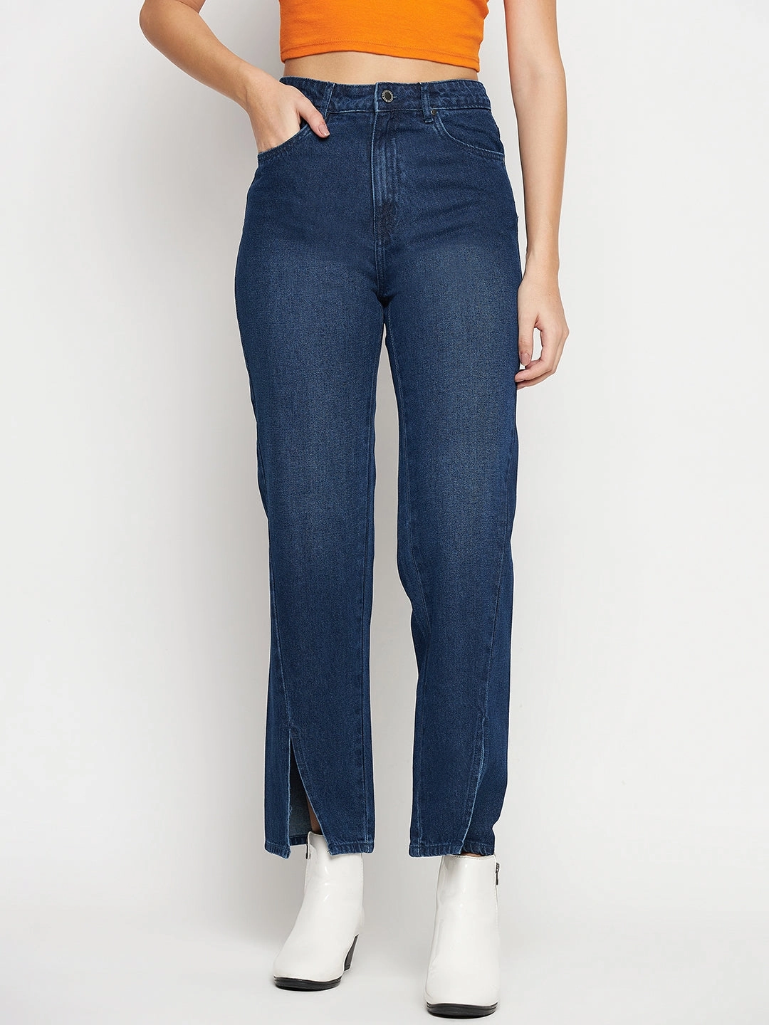 Madame Darkblue Denim Unisex Wear Artist Vibe