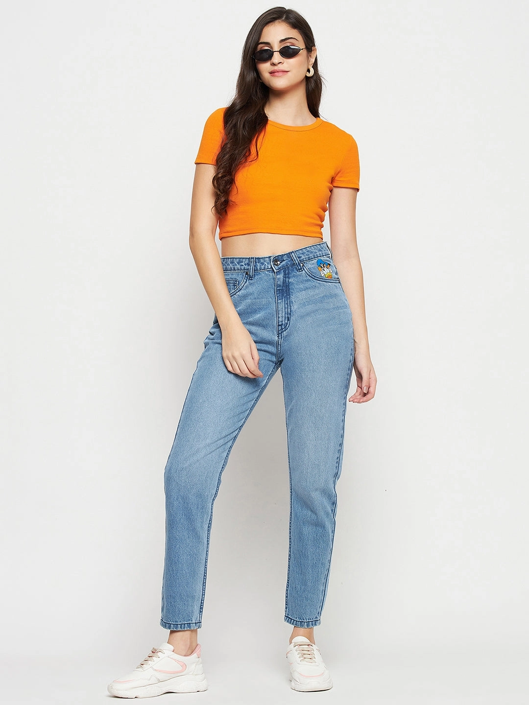Sharp Vibe Madame Disney Print Blue Denim