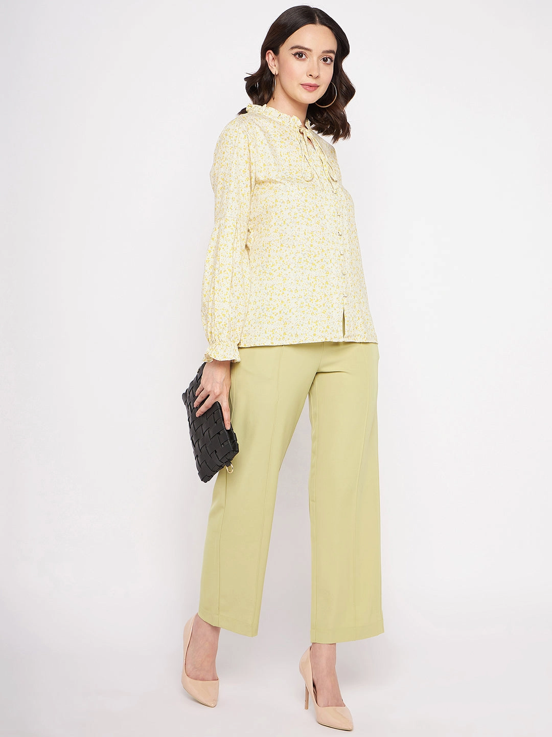 Madame Lime Green Trouser Chill Comfort Wear