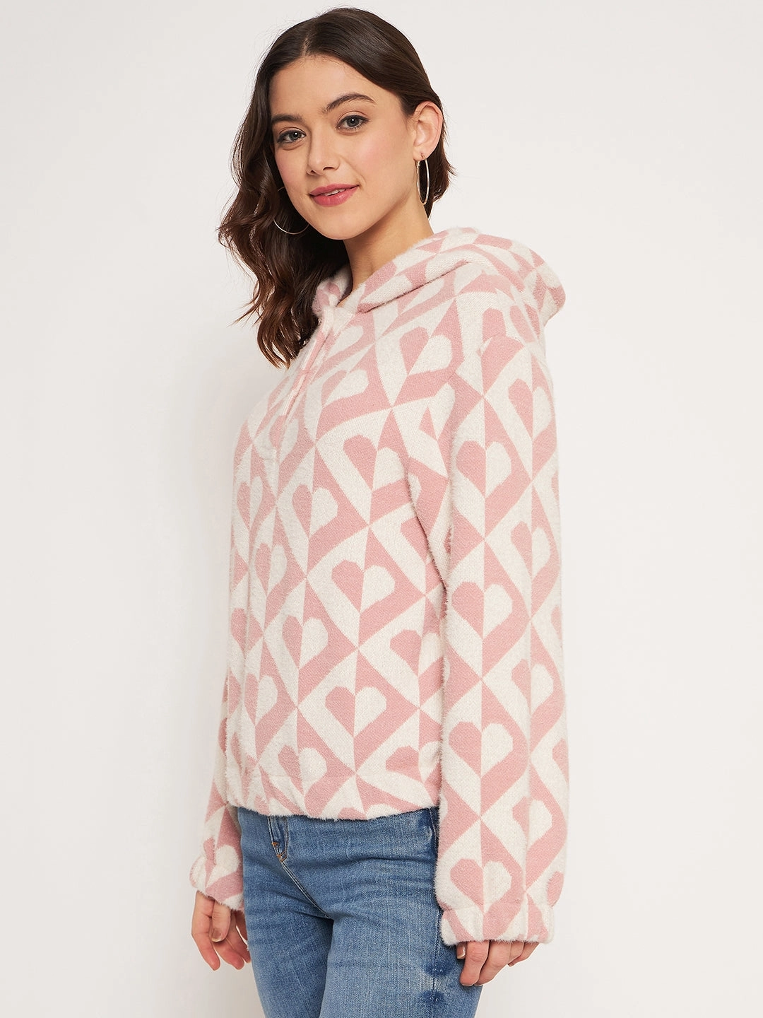 product personalized touch Everyday Hoodie Madame Peach Hood Neck Sweatshirt