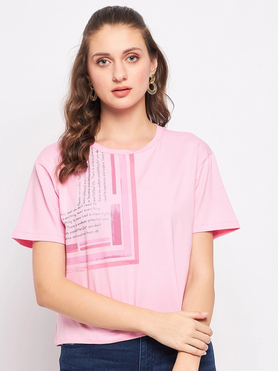 Madame Pink Typography T-Shirt kids' Seasonal Trend