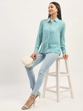 Madame Skinny Fit Raw Hem Cotton Ice Blue Denim Picnic Style Creative Look Minimalist Style Trendy Comfort